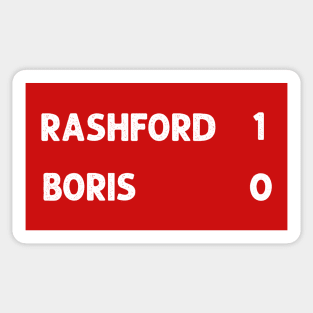 Rashford 1 Boris 0 Sticker